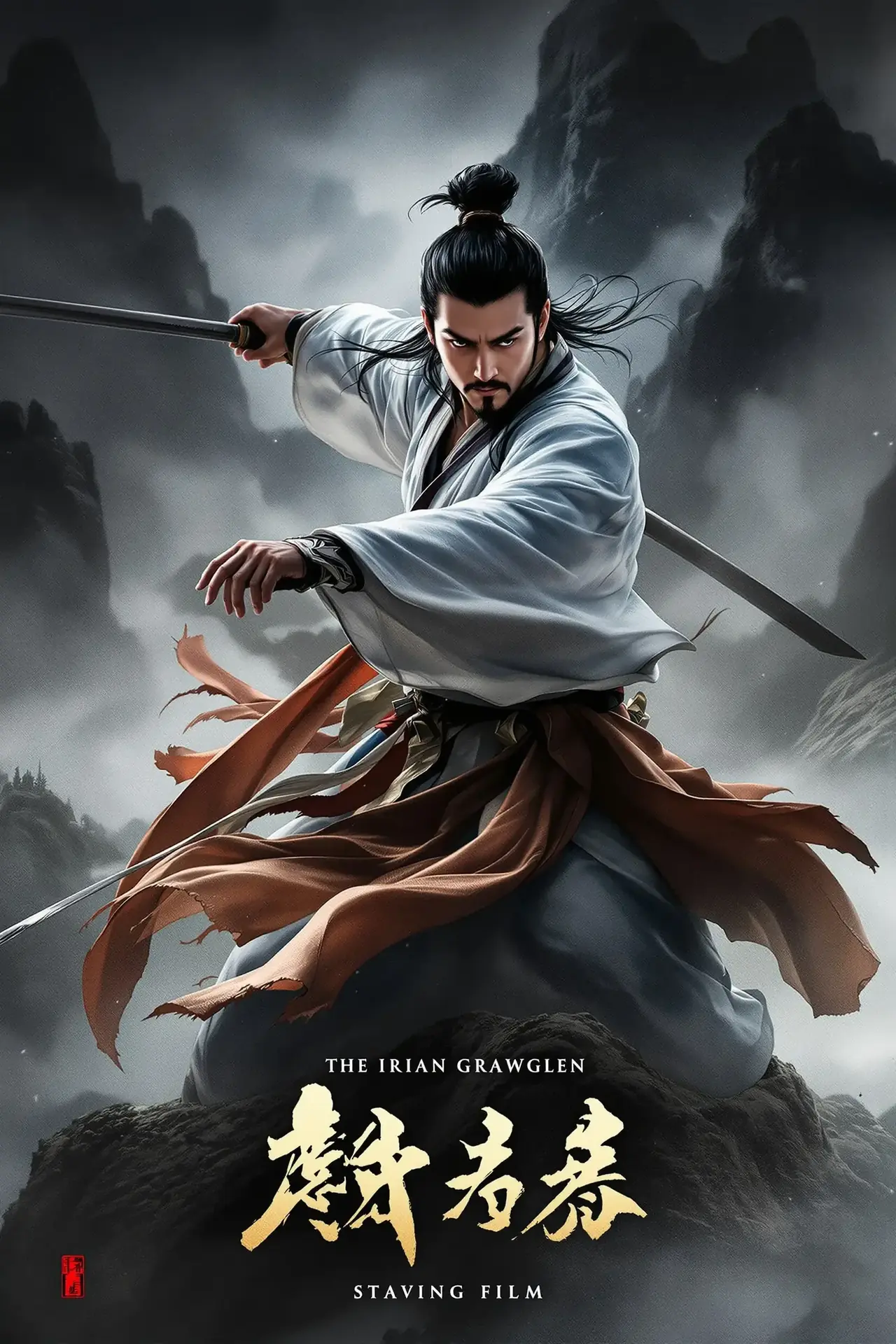 孤山剑影 海报，武侠，2022