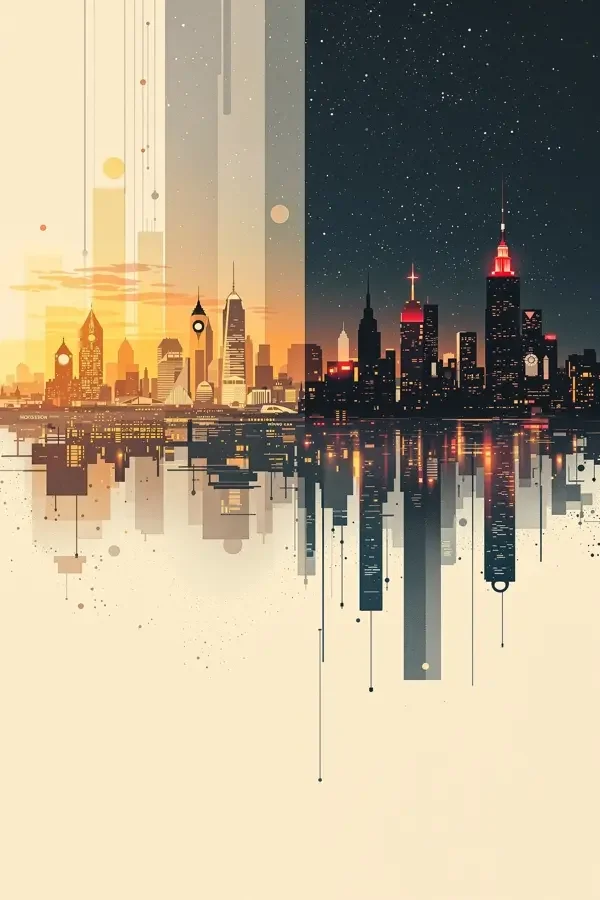 城市脉搏 海报，人文，2024